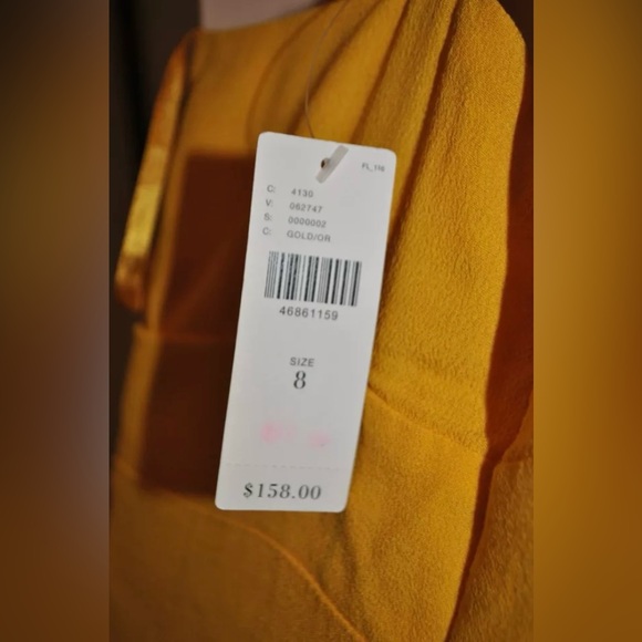 Anthropologie Yellow Ruffle Maxi Dress - Picture 9 of 10